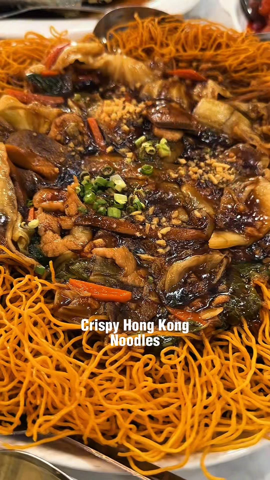 Crispy Hong Kong Noodles
